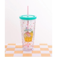 Pusheen Fruits - Beaker & Straw