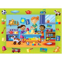 Ravensburger Puzzle 16pc - Fun Day At Playgroup My First Floor Puzzle