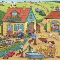 Ravensburger Puzzle 3 x 49pc - On the Farm