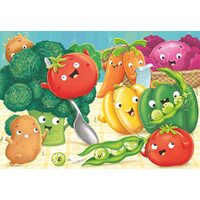 Ravensburger Puzzle 2 x 24pc - Fruit and Veggie Fun