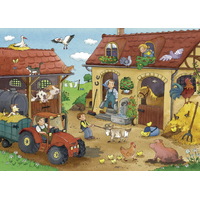 Ravensburger Puzzle 2 x 12pc - Working on the Farm