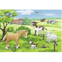 Ravensburger Puzzle 2 x 12pc - Baby Farm Animals