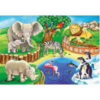 Ravensburger Puzzle 2 x 12pc - Animals In The Zoo