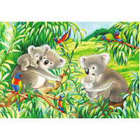 Ravensburger Puzzle 2 x 24pc - Sweet Koalas and Pandas