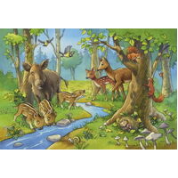 Ravensburger Puzzle 2x24pc - Animals of the Forest