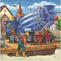 Ravensburger Puzzle 3 x 49pc - Construction Vehicle