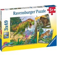 Ravensburger Puzzle 3 x 49pc - Primeval Ruler