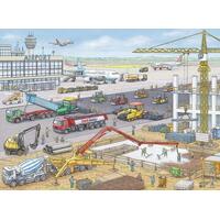 Ravensburger Puzzle 100pc XXL - Airport Construction Site