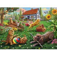 Ravensburger Puzzle 200pc XXL - Playing in the Yard