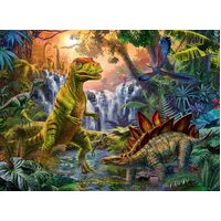 Ravensburger Puzzle 100pc XXL - Dinosaur Oasis