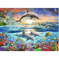 Ravensburger Puzzle 300pc XXL - Dolphin Paradise