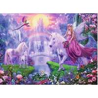 Ravensburger Puzzle 200pc XXL - Unicorn Kingdom Glow in the Dark