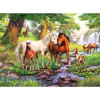 Ravensburger Puzzle 300pc XXL - Horses by the Stream