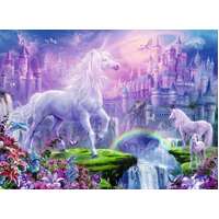 Ravensburger Puzzle 100pc XXL - Glitter Unicorn Kingdom