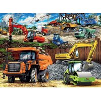 Ravensburger Puzzle 100pc XXL - Construction Vehicles