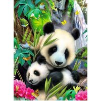 Ravensburger Puzzle 300pc XXL - Cuddling Pandas