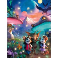 Ravensburger Puzzle 100pc XXL - Enchanting Mushroom Town