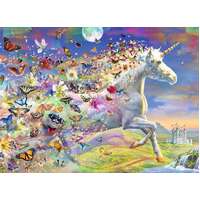 Ravensburger Puzzle 500pc - Unicorn and Butterflies