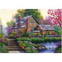 Ravensburger Puzzle 1000pc - Romantic Cottage