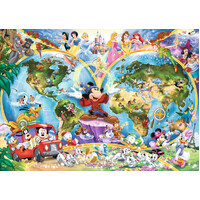 Ravensburger Puzzle 1000pc - Disney World Map