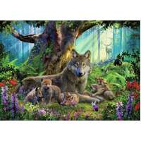 Ravensburger Puzzle 1000pc - Wolves in the Forest