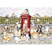 Ravensburger Puzzle 1000pc - Crazy Cats… Lost in the Post