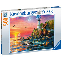 Ravensburger Puzzle 500pc - Lighthouse at Sunset