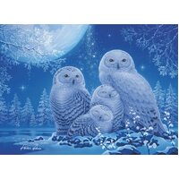 Ravensburger Puzzle 500pc - Owls In The Moonlight Star Line