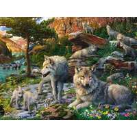 Ravensburger Puzzle 1500pc - Wolves in Spring