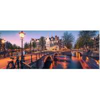 Ravensburger Puzzle 1000pc - Evening in Amsterdam Panorama