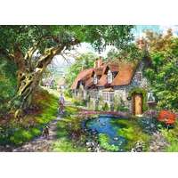 Ravensburger Puzzle 1000pc - Flower Hill Lane 