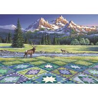 Ravensburger Puzzle 300pc Large Format - Mountain Quiltscape