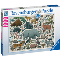 Ravensburger Puzzle 1000pc - You Wild Animal