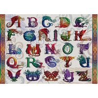 Ravensburger Puzzle 1000pc - Dragon Alphabet