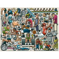 Ravensburger Puzzle 750pc Large Format - Athletic Fit