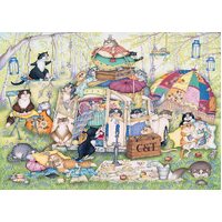 Ravensburger Puzzle 1000pc - Crazy Cats The Good Life