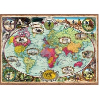 Ravensburger Puzzle 1000pc - Around the World by Bike