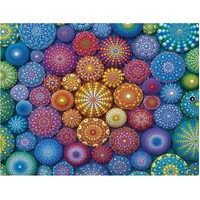 Ravensburger Puzzle 2000pc - Radiating Rainbow Mandalas