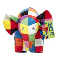 Elmer The Patchwork Elephant Soft Toy 17cm