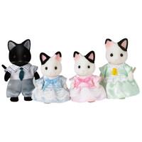 Sylvanian Families - Tuxedo Cat Family