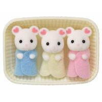 Sylvanian Families - Marshmallow Mouse Triplets