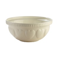 Mason Cash - Hearts Cream Mixing Bowl - 29cm