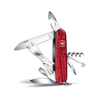 Victorinox Swiss Army Knife - Climber Red Translucent