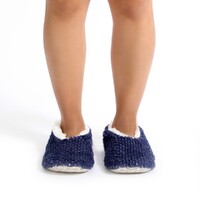 Snugg Ups Ladies Metallic - Navy