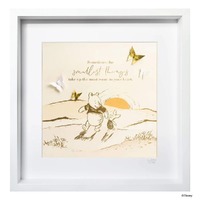 Disney X Short Story Large Wall Art - Pooh & Piglet Smallest Things