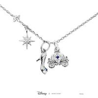 Disney x Short Story Necklace Cinderella - Silver