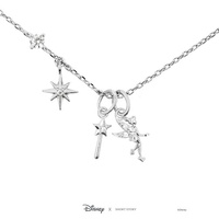 Disney x Short Story Necklace Tinkerbell - Silver