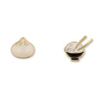 Disney x Short Story Earrings Mulan Dumpling & Rice - Epoxy