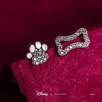 Disney x Short Story Earrings 101 Dalmatians Paw And Bone - Diamante