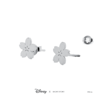 Disney x Short Story Earrings Mulan Sakura - Silver